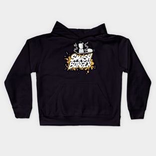 I Love Smash Burgers Kids Hoodie